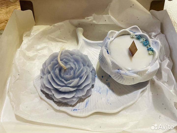 Подарочный набор.Бокс. Свечи