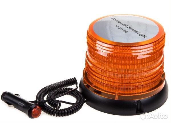 Маяк мигалка желтая 12/24V