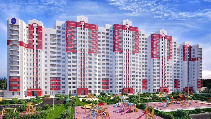 2-к. квартира, 68,3 м², 2/16 эт.