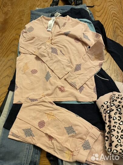 Вещи пакетом на девочку 122 128