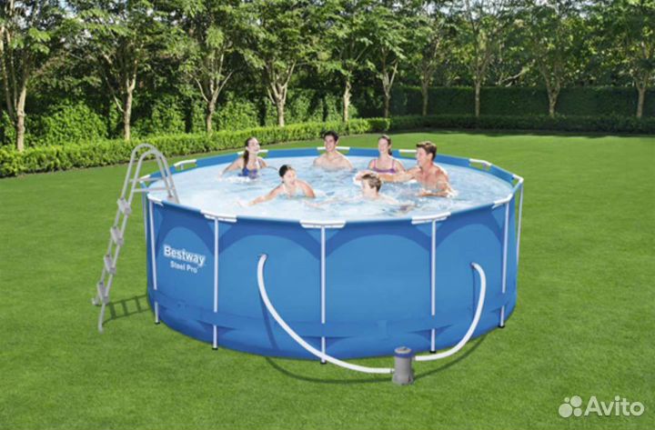 Новый каркасный бассейн Bestway 366 122 каркасный