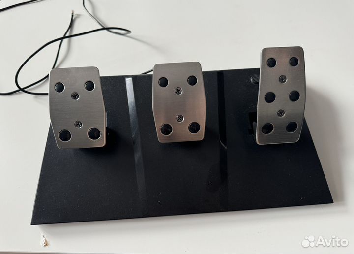 Игровой руль 900 градусов 3 педали и кпп