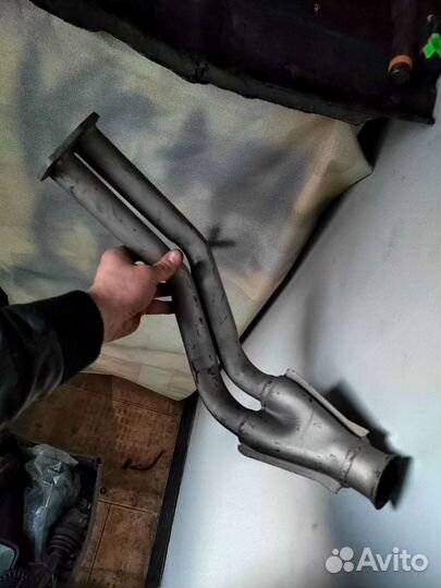 Приемная труба, штаны ваз 2108