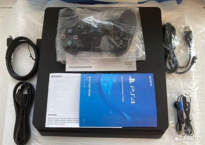 Sony Ps4 Slim 1 Tb новая запечатанная + 120 игр