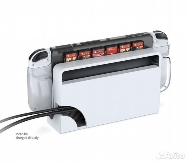 Защитный чехол Nintendo switch oled с отсеками