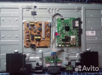 Платы материнские, блоки питания на телевизоры LED