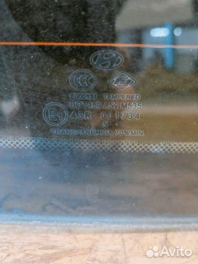 Стекло заднее Hyundai Sonata