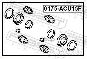 Ремкомплект передн суппорта lexus RX 98-03 0175