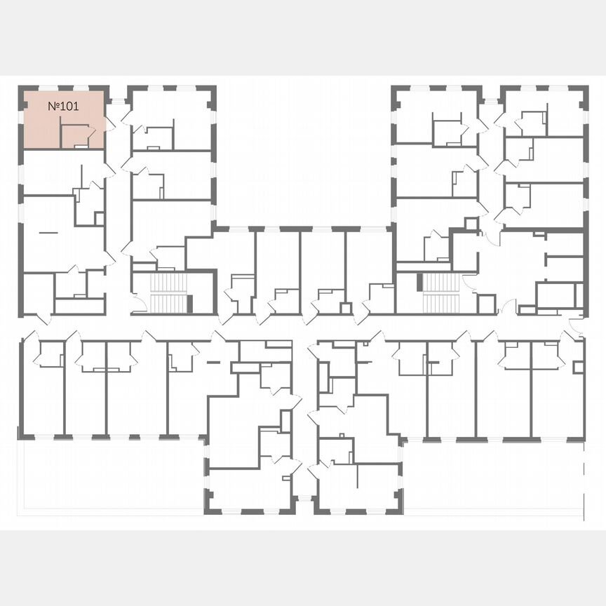 Апартаменты-студия, 23,7 м², 3/13 эт.