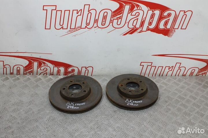 Диски тормозные 278мм передние Mazda 3 BK BL