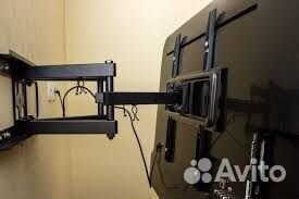 Установка кронштейна/установка телевизора на стену