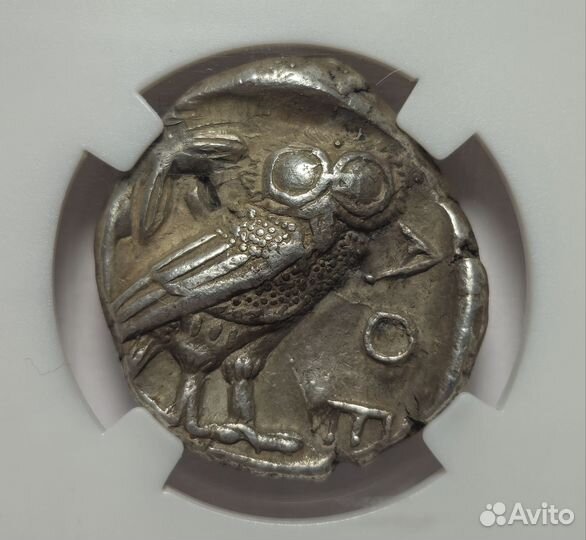 Тетрадрахма Сова Антика Афины