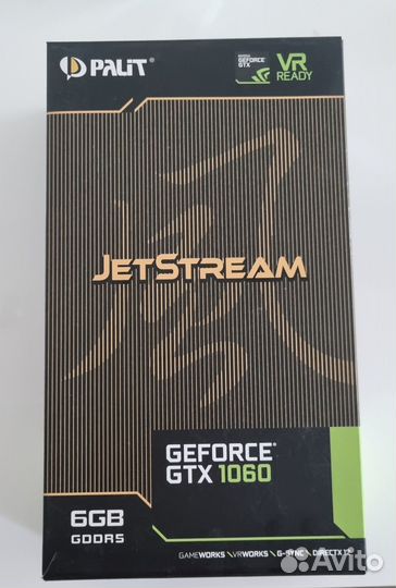 Видеокарта Palit GeForce GTX 1060 JetStream 6GB