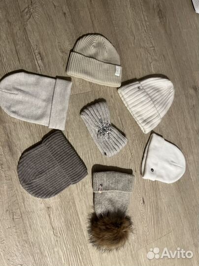 Шапка женская бини тыковка