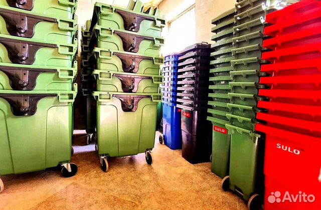 Мусорный контейнер бак 120,240,360,770,1100 литров