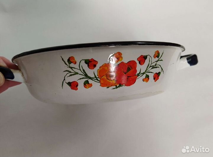 Друшлаг эмалированный Маки СССР