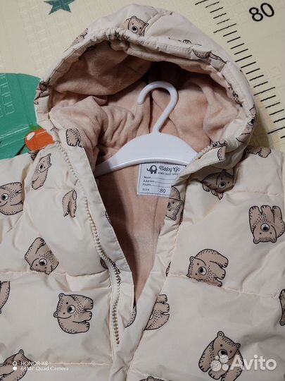 Комбинезон и шапочка Baby go 80 р-р в идеале