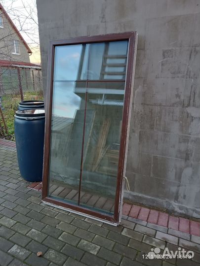 Витраж цвет орех