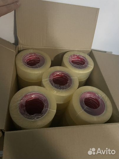 Скотч коробка новый 150 метров люкс