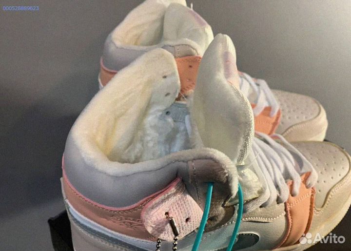 Кроссовки Nike Air Jordan тёплые (Арт.86649)