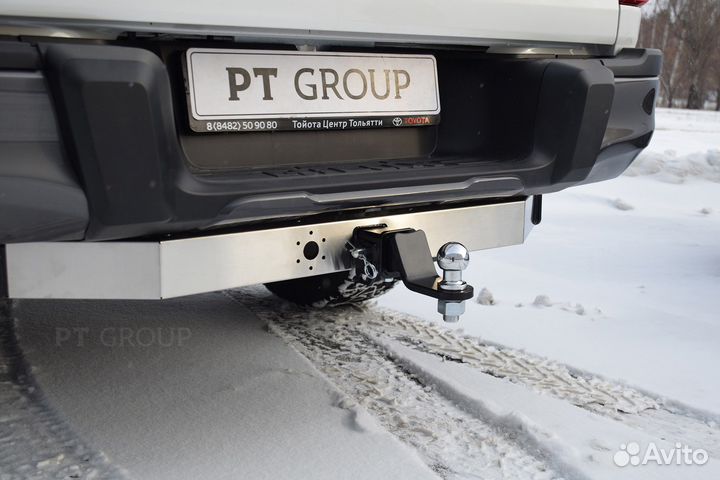 Фаркоп / тсу съемный квадрат Тойота Хайлюкс 2015+