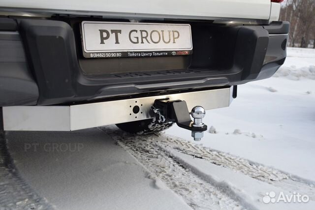 Фаркоп / тсу съемный квадрат Тойота Хайлюкс 2015+