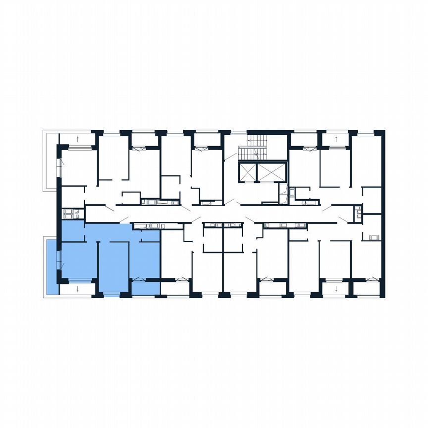 2-к. квартира, 53,7 м², 11/12 эт.