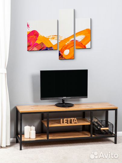 Тумба под тв в стиле лофт, Letta