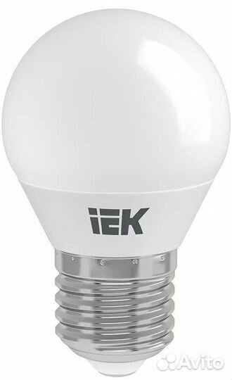 Лампа светодиодная IEK ECO G45 E27, 5 Вт, 450лм, 4