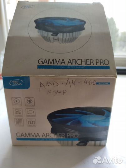 Кулер Gamma Archer Pro и процессор AMD A4-400