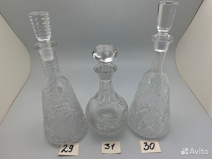 Хрустальные графины и штоф #5