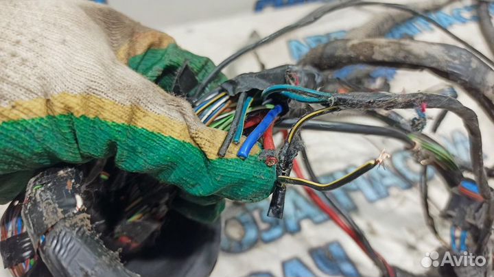 Проводка (коса) моторного отсека с блоком Ford Kuga. Дефект