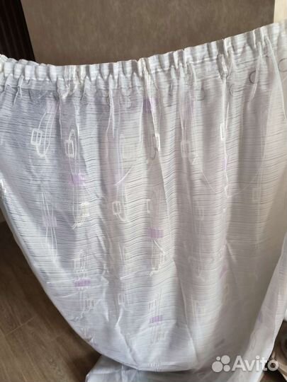 Комплект шторы и тюль бу