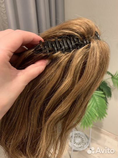 Хвост на крабе из натуральных волос