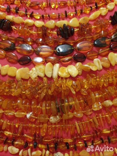 Янтарные бусы