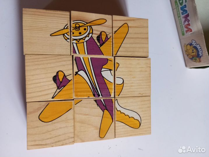 Кубики деревянные Томик