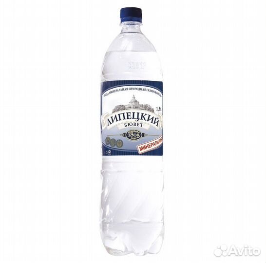 Минеральная вода Липецкий Бювет газированная 1,5л