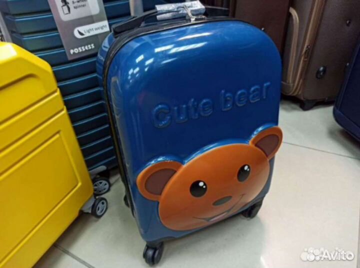Чемодан на колесах мишка Тедди медвежонок