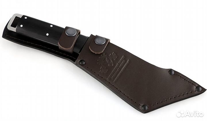 Нож ндк-17 сталь Х12мф, цельнометаллический, рукоя