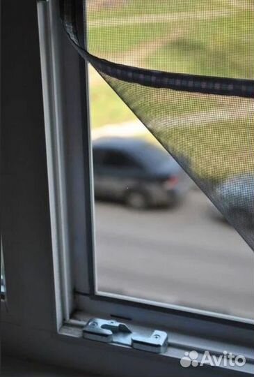 Москитная сетка Ultima, 0,8х1,5 м, черная