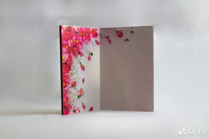 Открытка из дерева по вашему дизайну