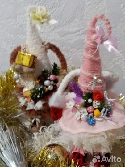 Новогодние украшения ручной работы