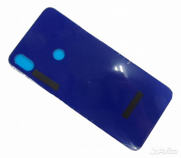 Задняя крышка для Xiaomi Redmi Note 7 Синяя (со ск