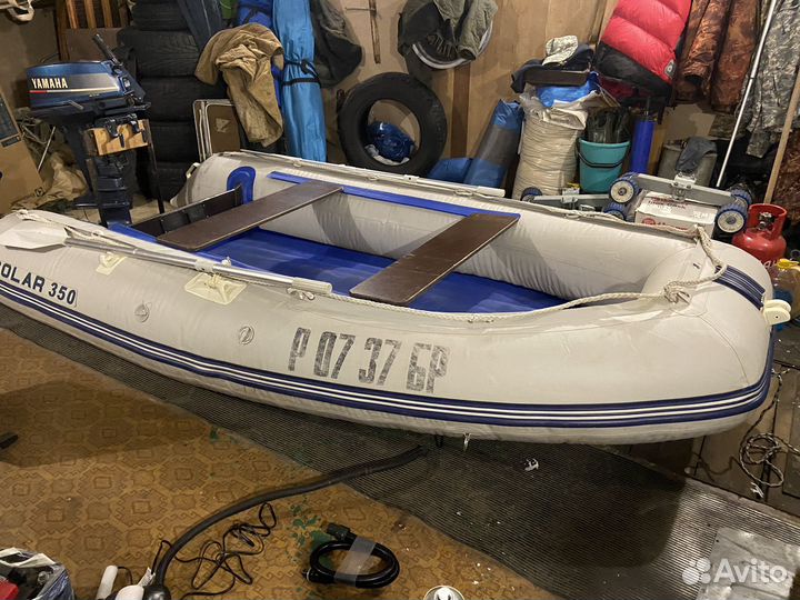 Моторная лодка пвх солар 350 с мотором ямаха 15 б