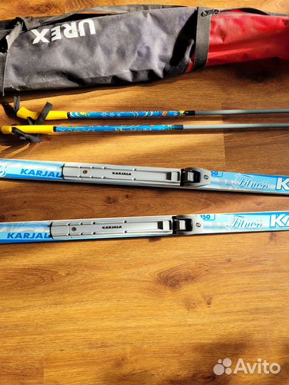 Беговые лыжи, ботинки 36 размер и чехол