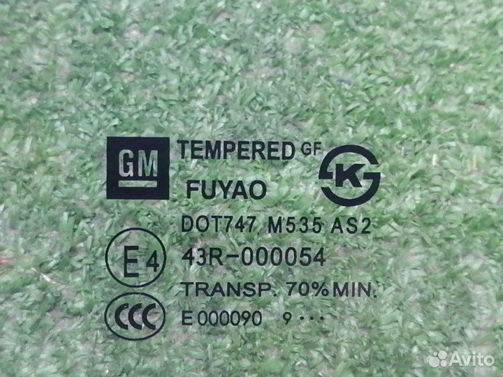 Стекло двери (форточка) заднее правое Chevrolet