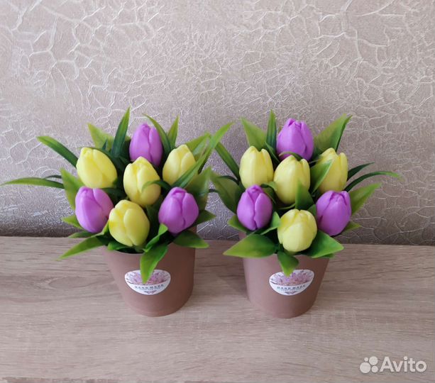 Букеты цветов из мыла ручной работы