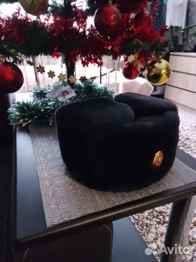 Шапка ушанка меховая мужская