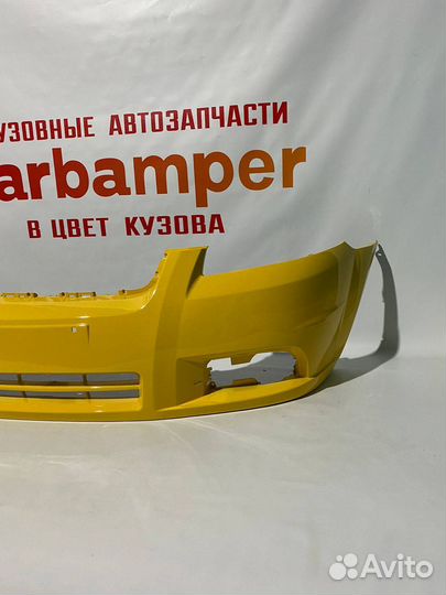 Бампер Chevrolet Aveo T250 цвет желтый 52U