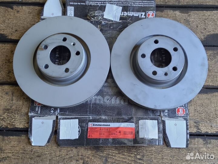 Передний тормозной диск Ауди А6С6